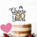 Cheers to 90 Years Cake Topper 90th Birthday Cake Topper for Brithday Party Cake Topper Decorations Cake Topper Decoration Supplies for Wedding Anniversary Party Birthday Party