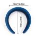 UCUNJIA Blue Round Velvet Headband | 1.8cm Thick Crown Hair Accessory for Women - Stylish & Comfortable - Buy Online on GoSupps.com