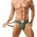 BRODDLE Men's Green Large Jockstrap - Stretchy Nylon Mesh Pouch Athletic Supporters - Buy Online on GoSupps.com