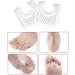 Healifty 5 Pairs U-Shaped Gel Callus Pads - Foot Protectors for Corns & Calluses - Sticky-Waterproof Toe Cushions for Sore Feet - Buy Online on GoSupps.com