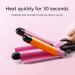 Hair Curler 3 Barrels Hair Waver Curling Iron Big Wave Hair Crimper Wand for Long Hair Electric Hair Crimpers Tongs with Two Speed Temp Control 25MM Pink Pink One Size - Buy Online on GoSupps.com