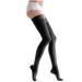 Lauma Medical 23-32 mmHg medical compression stockings class 2 with lace strips varicose veins frequent swelling in the legs pain in calves and feet black XXL size short