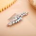 BERYUAN Women Crystal Flowers Hair Comb Teardrop Rhinestone Hair Comb for Wedding Women and Girls Hair Comb Slide Bride Hair Accessories for Brides Bridemaids (AB) - Buy Online on GoSupps.com