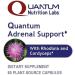 Quantum Nutrition Labs Quantum Adrenal Support- Adrenal Health Support Supplements Support for Fatigue and Promote Calmness Adrenal Gland Vitamins Rhodiola Rosea Organic - 60 Vegan Capsules - Buy Online on GoSupps.com
