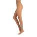 CALZITALY Women's Medical Support Tights | 10-14 Mmhg Graduated Compression Pantyhose | 140 Den | Black Skin | Made in Italy | L Skin