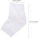 FOMIYES 6 Pairs Cracked Heel Socks Heel Anti-Crack Socks Heel Protector Socks Gel Foot Socks Moisturizing Socks Moisturizing Gel Socks Anti Cracked Feet Men and Women Ankle Socks White - Buy Online on GoSupps.com