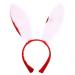 FRCOLOR Headband Hair Jewels for Women Girl Hair Accessories Stuffed Bunny for Hair Accessory for Costumes Outfit Bunny Costume Accessories Rabbit Ears Props Women's Fabric Red
