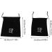 WOONEKY 8 Pcs Storage Bag Drawstring Hair Dryer Pouch Travel Hair Dryer Pouch Black Flocking Cloth - Buy Online on GoSupps.com