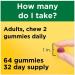 Nature Made High Absorption 200 mg Magnesium Citrate Mixed Berry Gummies + Better Guide Book | Vitamins & Supplements - Buy Online on GoSupps.com