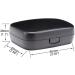 Hard Hearing Aid Case - Portable Black Storage for BTE/CIC/IIC/ITE - Buy Online on GoSupps.com