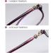 ACXZ Flexible TR90 Reading Glasses for Men & Women - Radiation Safe Stylish Purple & Black - Strength Options 1.0 to 3.0 - Buy Online on GoSupps.com