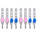 Fomiyes 8 STK eyebrows clip made of stainless steel make -up tweezers sloping and pointed tweezers eyelash tweezers for extensions diagonal and rustproof steel voter eyebrows.