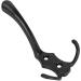 Miskall Black Coat Hooks Stylish Utility Set for Efficient Storage Home Office Zinc Alloy - Buy Online on GoSupps.com