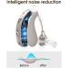 Britzgo Smooth Curves Hearing Amplifier - Voice Enhancer Rechargeable Silver - Buy Online on GoSupps.com