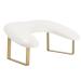 VOCOSTE Arm Rest for Nails Tech U Shaped Nail Hand Rest White