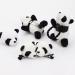 JIHUOO Panda Alligator Hair Clips - 2 Pack Non-Slip Animal Hairpins for Girls - Buy Online on GoSupps.com