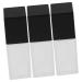 Balacoo Frosted Glass 3pcs Liquid Foundation Bottle Bracket Travel Lotion Refillable Bottles