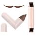 Hailerio Winged Eye Corner Stamp Double-Pointed Eye Corner Makeup Stamp | Water-Resistant Creamy Gel Cosmetics Daily Stencil for Commutes Dates Travel