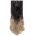 24 Inch 18 Clip Long Hair Clip 8pcs / Set Of High Temperature Fiber Wig Synthetic Clip Extension Hair 24inches 1645
