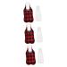 Ultechnovo 9 sets spray bottle Mini-container liquid key trailer mini travel bottles Key holder Portable storage case bottle storage bag travel outside Lotion 11x6.4x0.2cmx3PCs as shown x 3 pieces