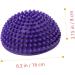 Buy Sewoart Durian-Ball Neck Massager | Relaxing Massage Accessories & Foot Massager | Deep Tissue Massage Tool - Purple 16x16x8cm | International Shipping - Buy Online on GoSupps.com