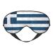 Greek Flag Soft Eye Mask. Unisex Comfortable and Breathable Suitable for Daily Rest. Helps You Quickly Enter Deep Sleep. Black
