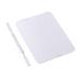 Small Stainless Steel Makeup Palette Makeup Artist Tool Beauty Salon Color Cream Mixing Palette Rectangle Mixing Plate Tools with Spatula