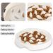 Interactive Slow Feeder Cat Bowl- Promotes Healthy Eating, Prevents Bloat & Obesity - White - Buy Online on GoSupps.com