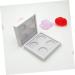 Gogogmee 2pcs 4 Lipstick Case Eyeshadow Containers Empty Eyeshadow Tins Empty Aluminum Tin Jars White - Buy Online on GoSupps.com