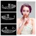 Lurrose Rhinestone Tiara Crown Headband for Wedding & Events - Silver - Buy Online on GoSupps.com