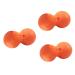 Healeved 3 STK peanut massage ball Mobility Hand peanuts ice hockey deep tissue massage ball massage roller in peanut form yoga moving ball tool massage device fitness massage globe
