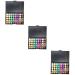 Balacoo 3pcs 40 Makeup Shadow Pallet Cosmetic Eye Colors Combination 1 count (Pack of 1) As Shownx3pcs