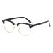 Nearsighted Glasses Myopia Shortsightedness Glasses With Diopters -5.00 For Men Women Stylish Glasses Frame Black Black -500