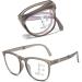 Portable Folding Reading Glasses for Women Men Blue Light Blocking Readers Multifocus Anti Glare Glasses(Couleur:Gray Grandeur:2.0x) - Buy Online on GoSupps.com