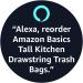 Amazon Basics 13 Gallon Tall Kitchen Drawstring Trash Bags, 120 Count - Unscented | Pack of 1 - Buy Online on GoSupps.com