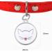 Personalized Ibera Cat Gifts | Engraved Name Collar & Address Tag for Medium to Large Cats - Round Shape White - Buy Online on GoSupps.com