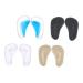 FOMIYES 8 Pairs Arch Pad Arch Support Pads Reusable Arch Inserts Insoles for Plantar Shoes Arch Plantar is Unusual Foot Arch Gel Cushion High Heel Gasket Men and Women