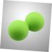 Hapinary Peanut Foot Massager - Deep Tissue Vibration Roller & Trigger Point Ball for Yoga & Relaxation - Medium Green - Buy Online on GoSupps.com