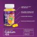 Sugar Free Calcium Gummy with Vitamin D3 for Immune & Bone Health - 120 Non-GMO Orange Flavor Gummies - Buy Online on GoSupps.com