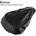 Zacro Gel Padded Bike Seat Cushion - Extra Soft Cover for Peloton & Indoor Cycling - Black Small - Buy Online on GoSupps.com