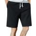 Dress Feasts Men's Pants Cotton Color and Cutty Summer Shorts Linen Pants Hen's Pants Black Sports Pants Shorts Men's Summer Cotton Linen Pants Men White Lang Pants Men Summer Linen 3/4 A4-Schwarz M