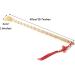 Gaxqfei Prime Back Scratcher - Solid Wood Horn Back Scratcher Set (2) | Chinese Style Back Scratches for Home Use & Gifts | 15.7 x 1.6 inches - Natural Color - Buy Online on GoSupps.com