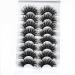 Shop New 8 Pair 25mm Fluffy Dramatic Long False Eyelashes - Soft Handmade Reusable Volume Lashes | Makeup Essentials #6D-13 - Buy Online on GoSupps.com