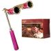HQRP Rose/Pink-Pearl Opera Glasses with Gold Trim and Crystal Clear Optic - Extendable Handle in Pink/Gold - Buy Online on GoSupps.com