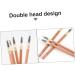 Ipetboom 2pcs Assorted -in- Brow Dual Brush Pencil Makeup Eyebrow with Tool Double-end Multifunctional Color - Buy Online on GoSupps.com