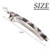 10 cm Turtle Shape Hair Clips - 12 Elegant Acetate Ponytail Accessories | Automatic Hair Needles for Women Hair Styling - Buy Online on GoSupps.com