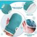 Silicone Back Scrubber for Shower - Exfoliating Gloves - Splish Splash Scrubber (Blue) | 2021 Gift Idea - Buy Online on GoSupps.com