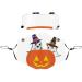 ZLUU 5PCS Halloween Adults Protective Face Mask Personalized Patterns Face Cover Safe Skin Friendly Face Sheild Washable Reusable Halloween Adult Reusable Protect Face Mask with Detachable Eyes Shield - Buy Online on GoSupps.com