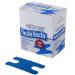 Medique Blue Metal Detectable Woven Knuckle Bandages 50/Box