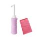 Brigtviee Peri bottle 500 ml for Po shower intimate shower and vaginal shower - travel bidet - portable bidet sprayer - Hand bidet for toilet - Portable bidet with 75 angle nozzle and travel bags